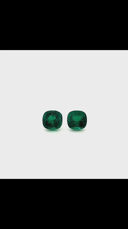 8.52 Ct.Tw. Emerald Pair from Colombia